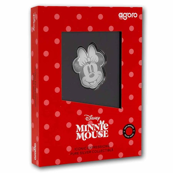 Bar Mouse Buy 2026 1/2 oz Silver Disney Expressions Minnie Mouse | APMEX