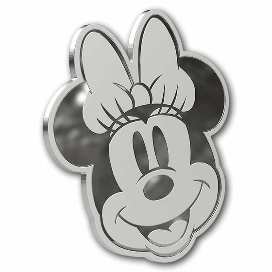 Bar Mouse Buy 2026 1/2 oz Silver Disney Expressions Minnie Mouse | APMEX