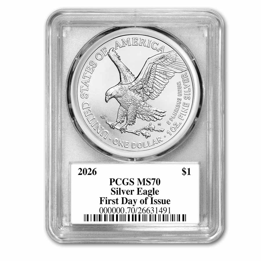 2026 American Silver Eagle MS-70 PCGS (FDI, 250th Anniversary)-Pre