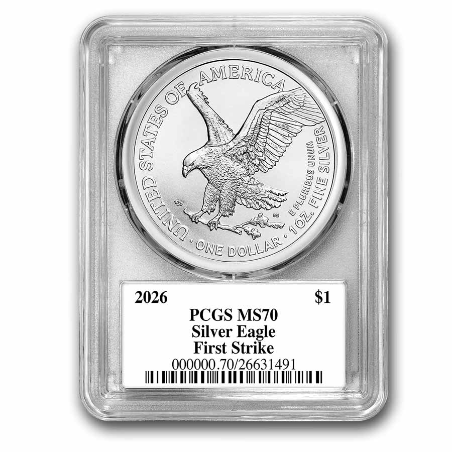 2026 American Silver Eagle MS-70 PCGS (FS, 250th Anniv Label) | eBay