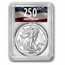 2026 American Silver Eagle MS-70 PCGS (FS, 250th Anniv Label)