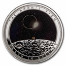 2026 Ascension Island 1 oz Silver Earth in Eclipse (w/ Box & COA)