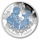 2026 AUS 1/2 oz Silver Bridgerton Benedict & Sophie PF (Box, COA)