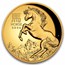 2026 AUS 1 oz Gold Lunar Horse PR-70 PCGS HR (FS, Gold Label)