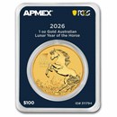2026 AUS 1 oz Gold Lunar Year of the Horse (MD® Premier+PCGS)