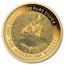 2026 AUS 1 oz Silver 40th Ann. of the Nugget Gold-Plated In card