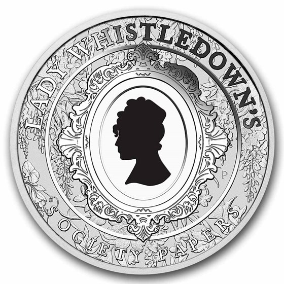 2026 AUS 1 oz Silver Colorized Lady Whistledown (Box, COA)