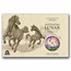 2026 AUS 1 oz Silver Colorized Lunar Horse Money Expo (in card)