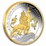 2026 AUS 1 oz Silver Gilded Queen Elizabeth II 100th Anniversary