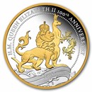 2026 AUS 1 oz Silver Gilded Queen Elizabeth II 100th Anniversary