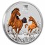 2026 AUS 1 oz Silver Lunar Colorized Horse MS-70 PCGS (Red Label)