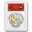 2026 AUS 1 oz Silver Lunar Horse MS-70 PCGS Red Label (Gilded)