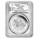 2026 AUS 1 oz Silver Swan MS-70 PCGS FDI (Anniversary Swan Label)