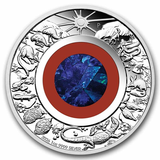 2026 AUS 1 oz Silver Wonders of Australia Opal Proof