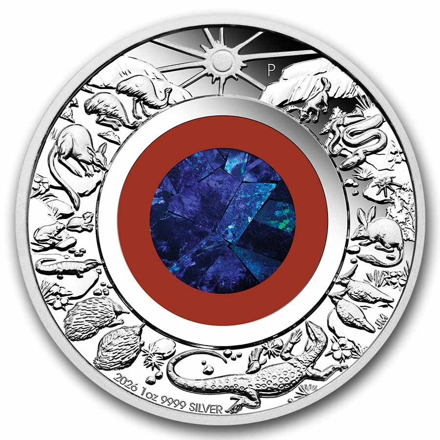 2026 AUS 1 oz Silver Wonders of Australia Opal Proof