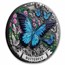 2026 AUS 2 oz Silver Colorized & Antiqued Butterfly (Box)