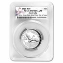 2026 AUS 5 oz Silver Swan PR-70 PCGS DCAM HR FDI, 10th Ann. Label