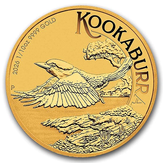 2026 Australia 1/10 oz Gold Kookaburra BU