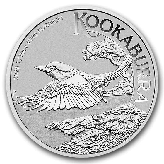 2026 Australia 1/10 oz Platinum Kookaburra BU