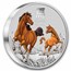 2026 Australia 1 kilo Silver Lunar Horse BU (Colorized, SIII)