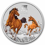 2026 Australia 1 kilo Silver Lunar Horse BU (Colorized, SIII)