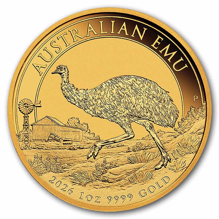 2026 Australia 1 oz Gold Emu BU