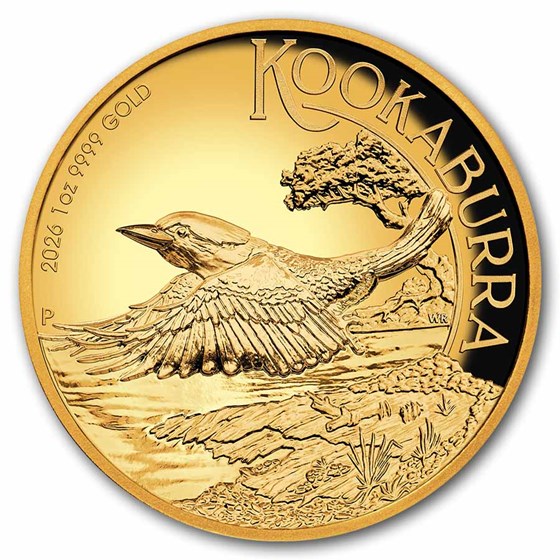 2026 Australia 1 oz Gold Kookaburra PF (High Relief, Box & COA)