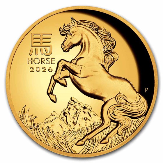 2026年 オーストラリア 午年 1オンス金貨 ハイリリーフ プルーフ