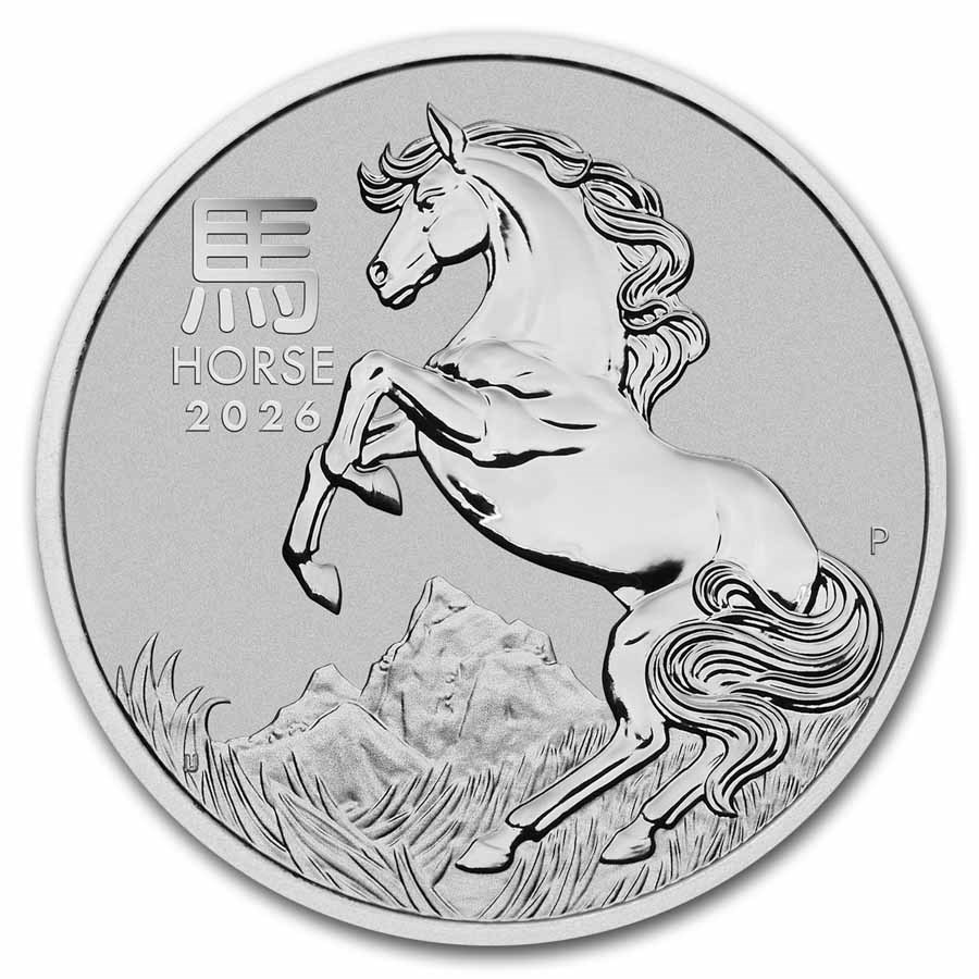 2026 Australia 1 oz Platinum Lunar Horse BU (Series III)