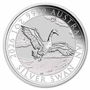 2026 Australia 1 oz Silver 10th Anniversary Swan BU