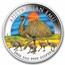 2026 Australia 1 oz Silver Colorized Emu BU