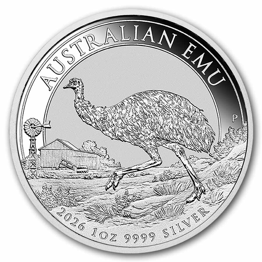 Buy 2026 Australia 1 oz Silver Emu BU | APMEX