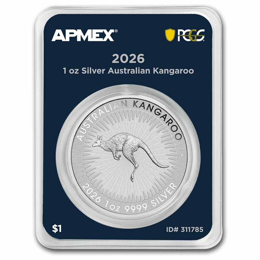 Buy 2026 Australia 1 oz Silver Kangaroo MD Premier FS | APMEX