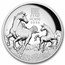 2026 Australia 1 oz Silver Lunar Horse Proof (HR, Box & COA)
