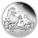 2026 Australia 1 oz Silver Lunar Horse Proof (w/Box & COA)