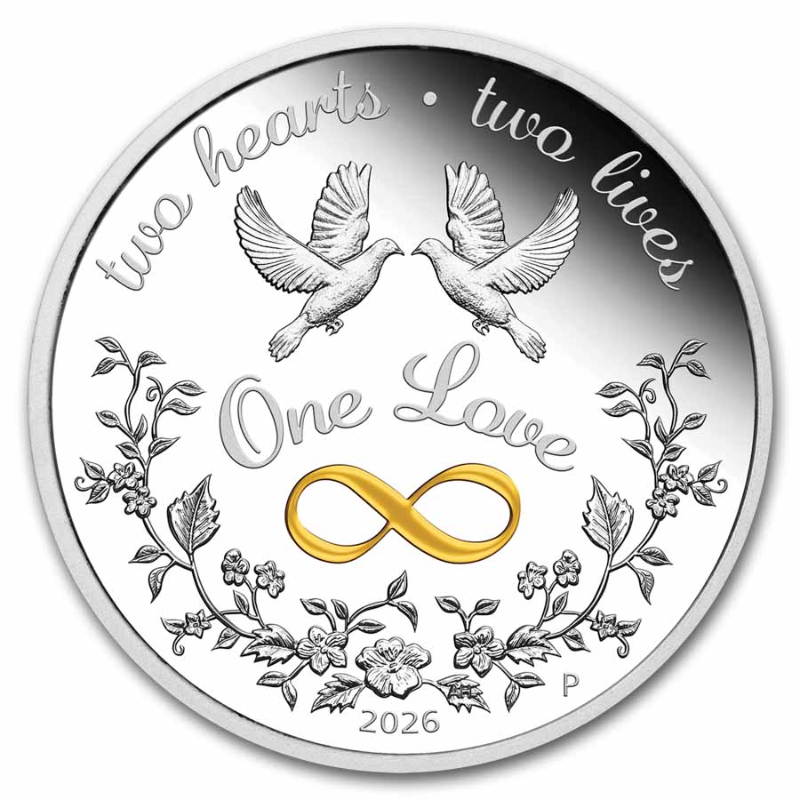 Buy 2026 Australia 1 oz Silver One Love Proof | APMEX