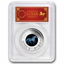 2026 Australia 1 oz Silver Opal Lunar Horse PR-70 PCGS Red Label