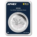 2026 Australia 1 oz Silver Swan (MD® Premier Single + PCGS FS®)
