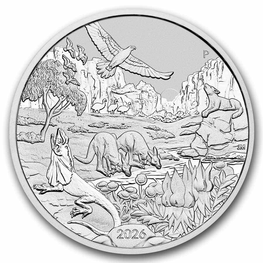 Buy 2026 1 oz Silver Wonders of Australia Outback BU | APMEX