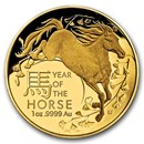 2026 Australia 1oz Gold $100 Lunar Year of the Horse Domed Proof