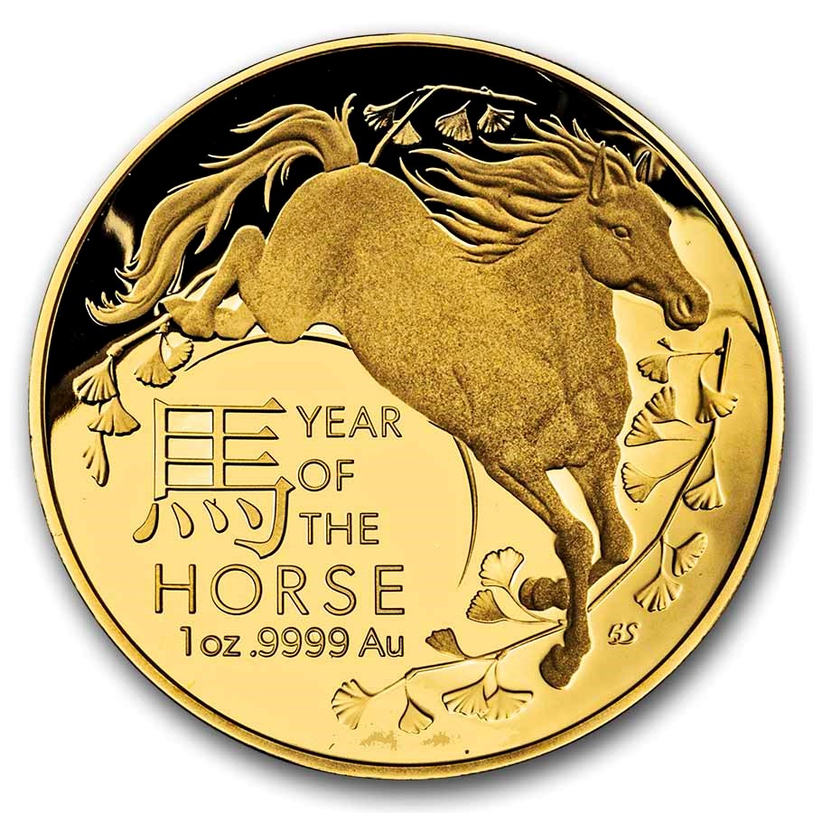 2026 Australia 1oz Gold $100 Lunar Year of the Horse Domed Proof
