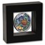2026 Australia 2 oz Silver Colorized Turtle Utingat (Antiqued)