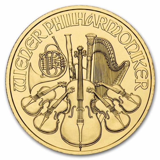 2026 Austria 1/10 oz Gold Philharmonic BU