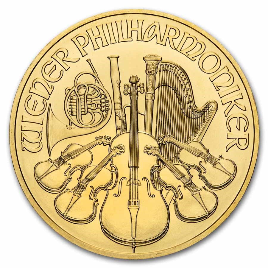 2026 Austria 1 oz Gold Philharmonic Coin BU