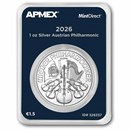 2026 Austria 1 oz Silver Philharmonic (MintDirect® Single)