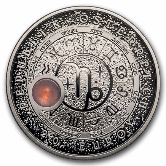 2026 Austria Silver €20 The Stars Series: Capricorn (Box/COA)