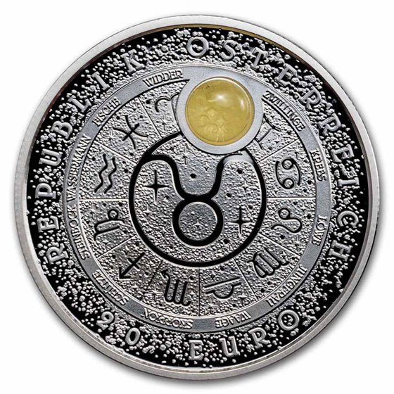 2026 Austria Silver €20 The Stars Series: Taurus (Box/COA)