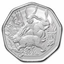 2026 Austria Silver €5 Easter Dürer’s Three Bunnies