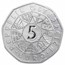 2026 Austria Silver €5 New Year's: Jump for Joy