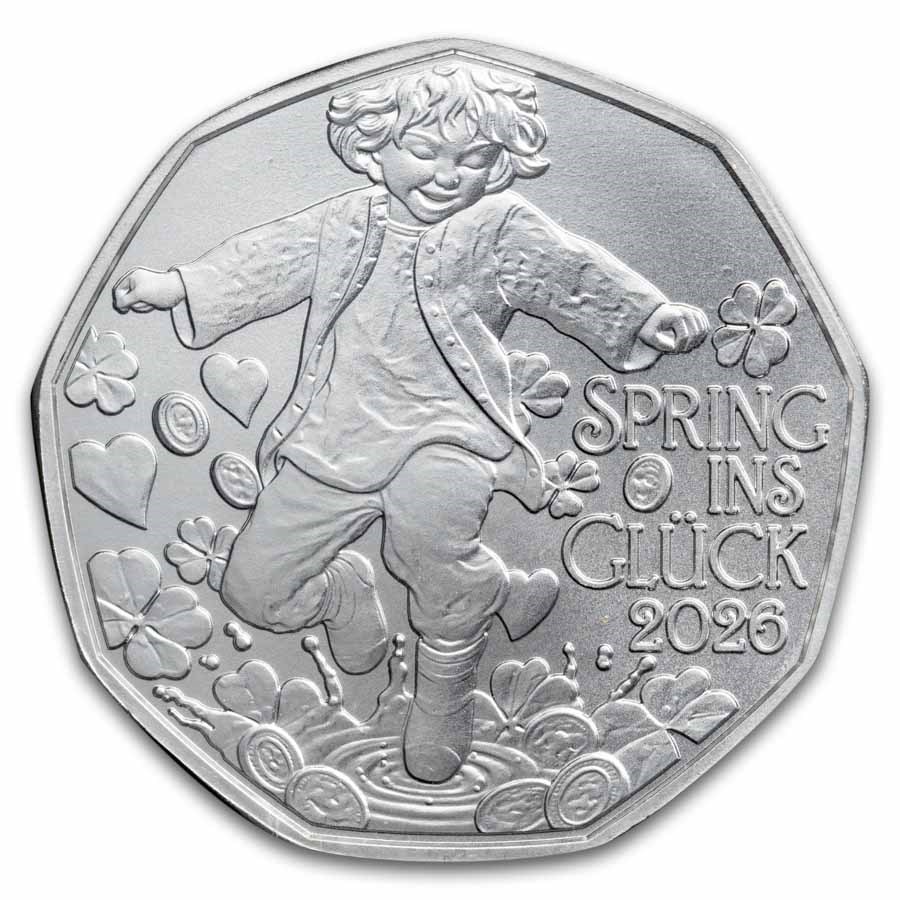 2026 Austria Silver €5 New Year's: Jump for Joy